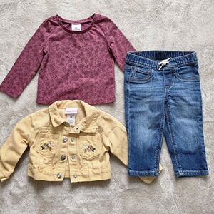 Little Lass, Okie Dokie And Old Navy Baby Girl Bundle